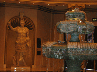One of the many Water Features at Emperors Palace Casino